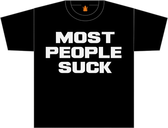 most people suck