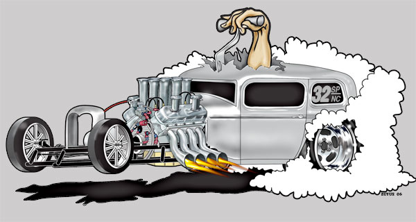 '32 drag car